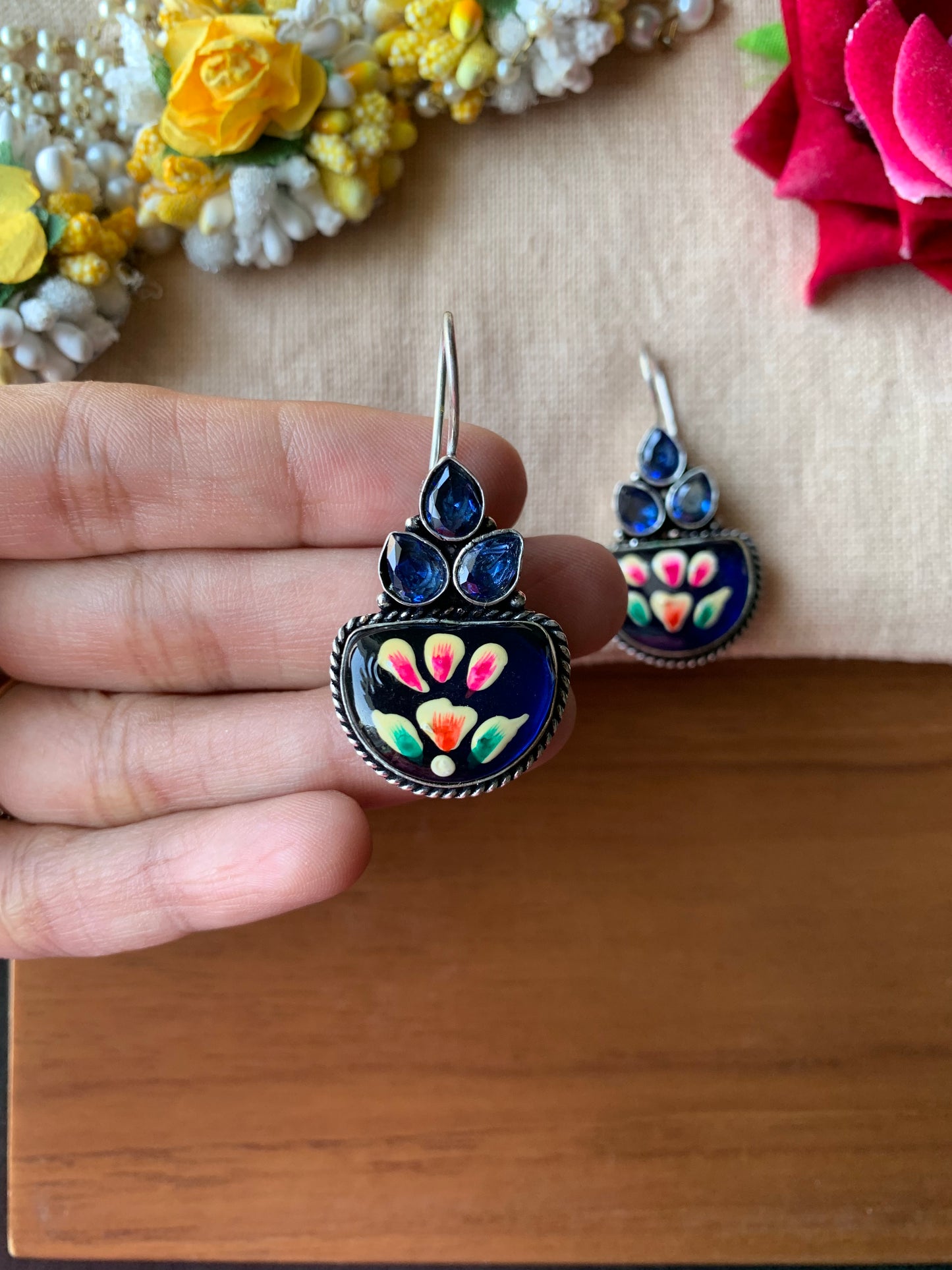 Anamika handpainted earrings