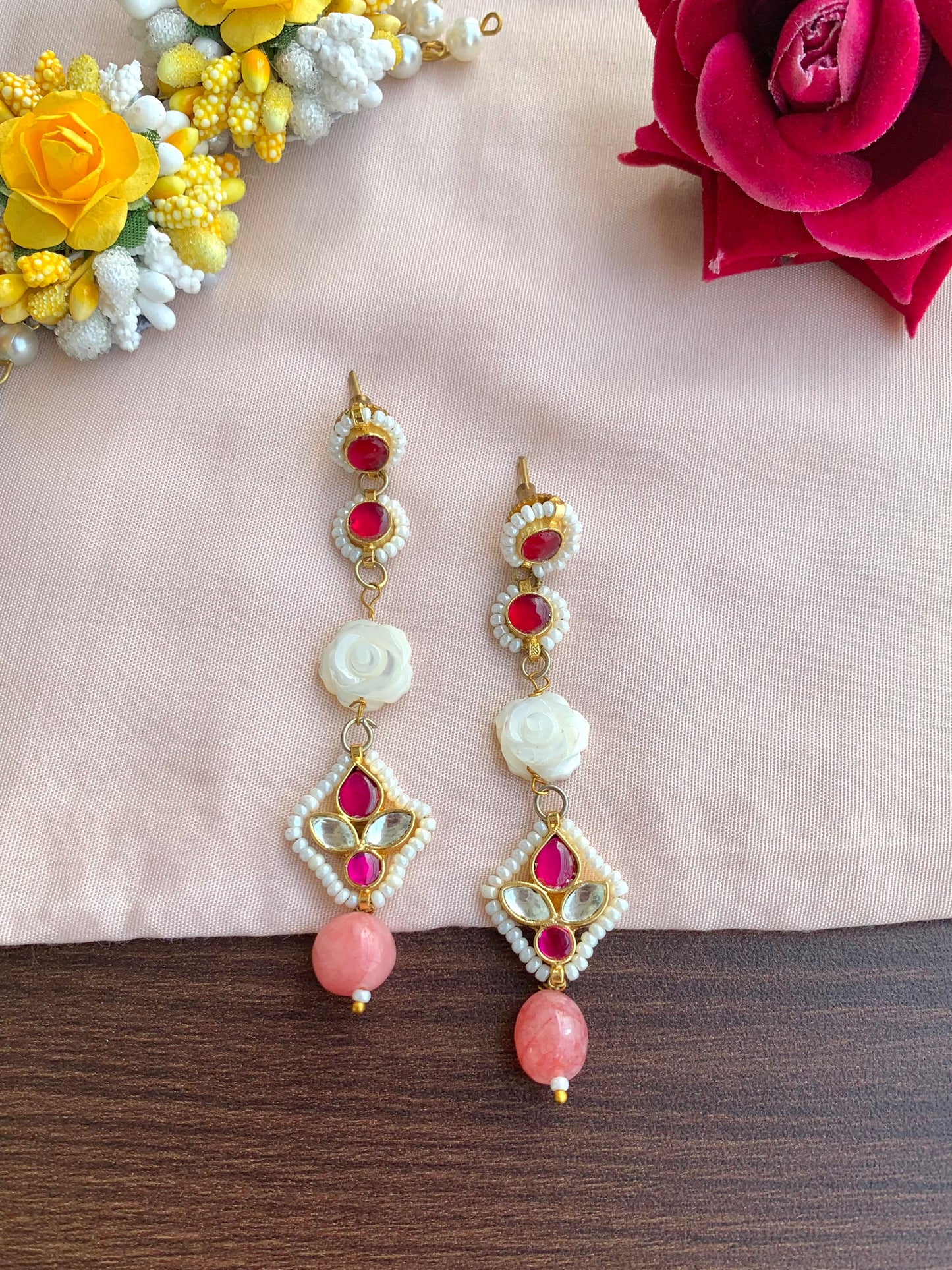 Rose earring