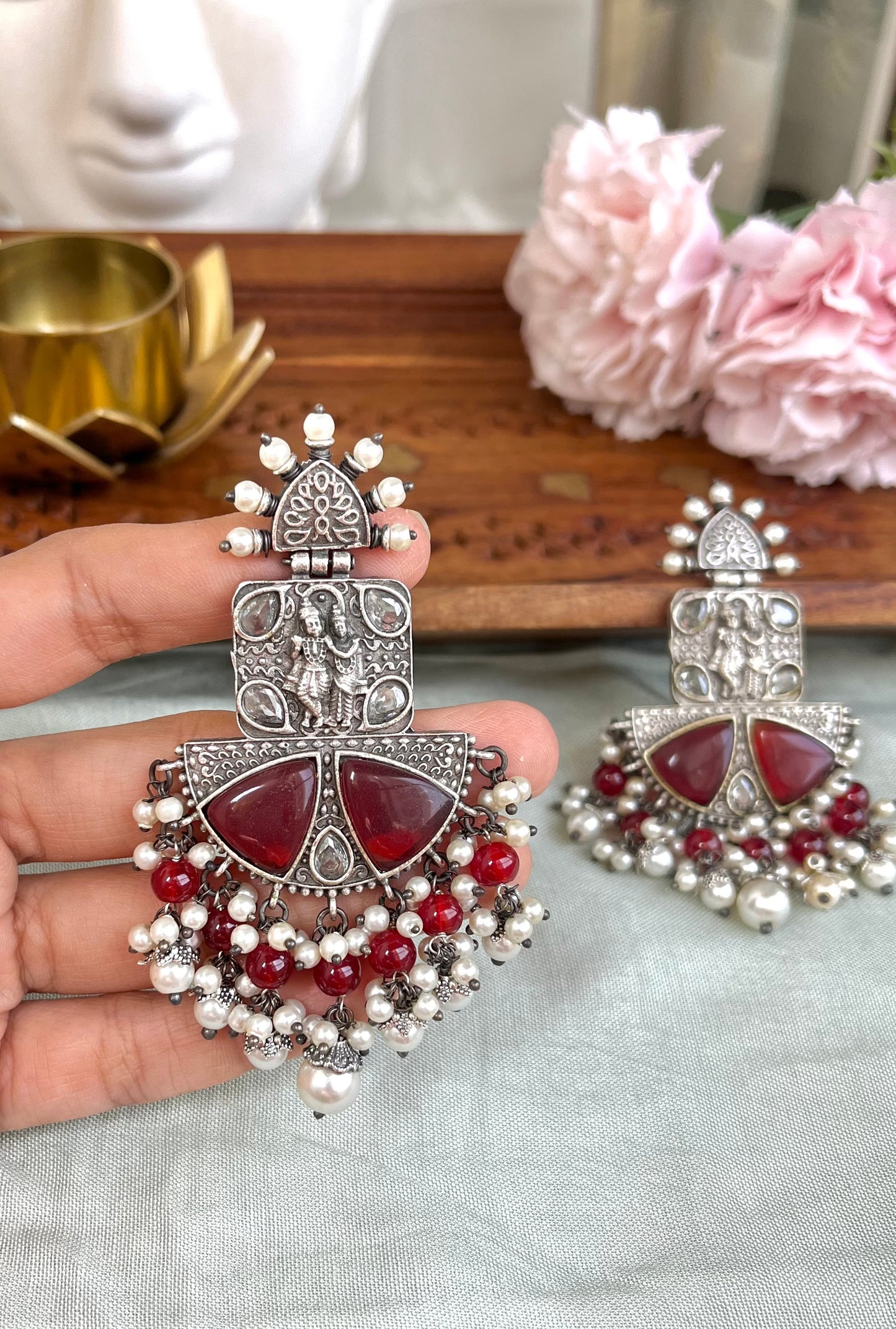 Radha krishna earring