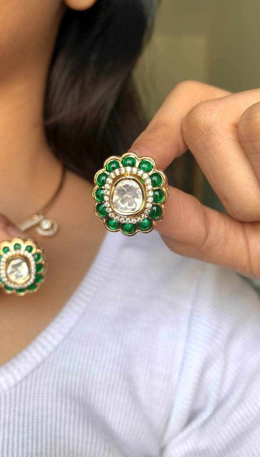 Puja moissanite set