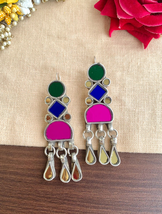Bhavya glass earrings
