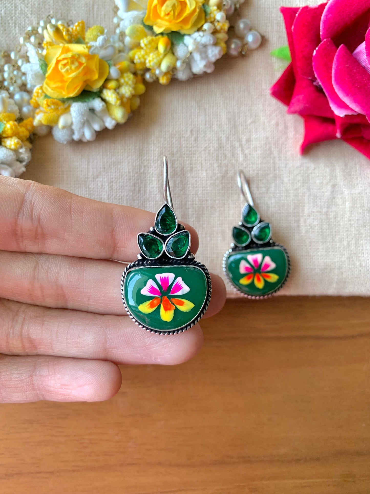 Anamika handpainted earrings