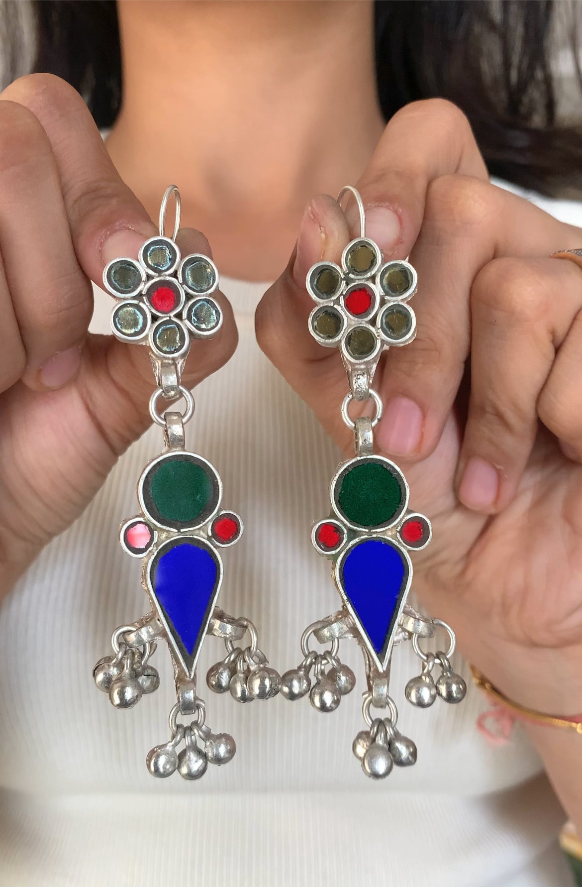 Damyanti glass earring