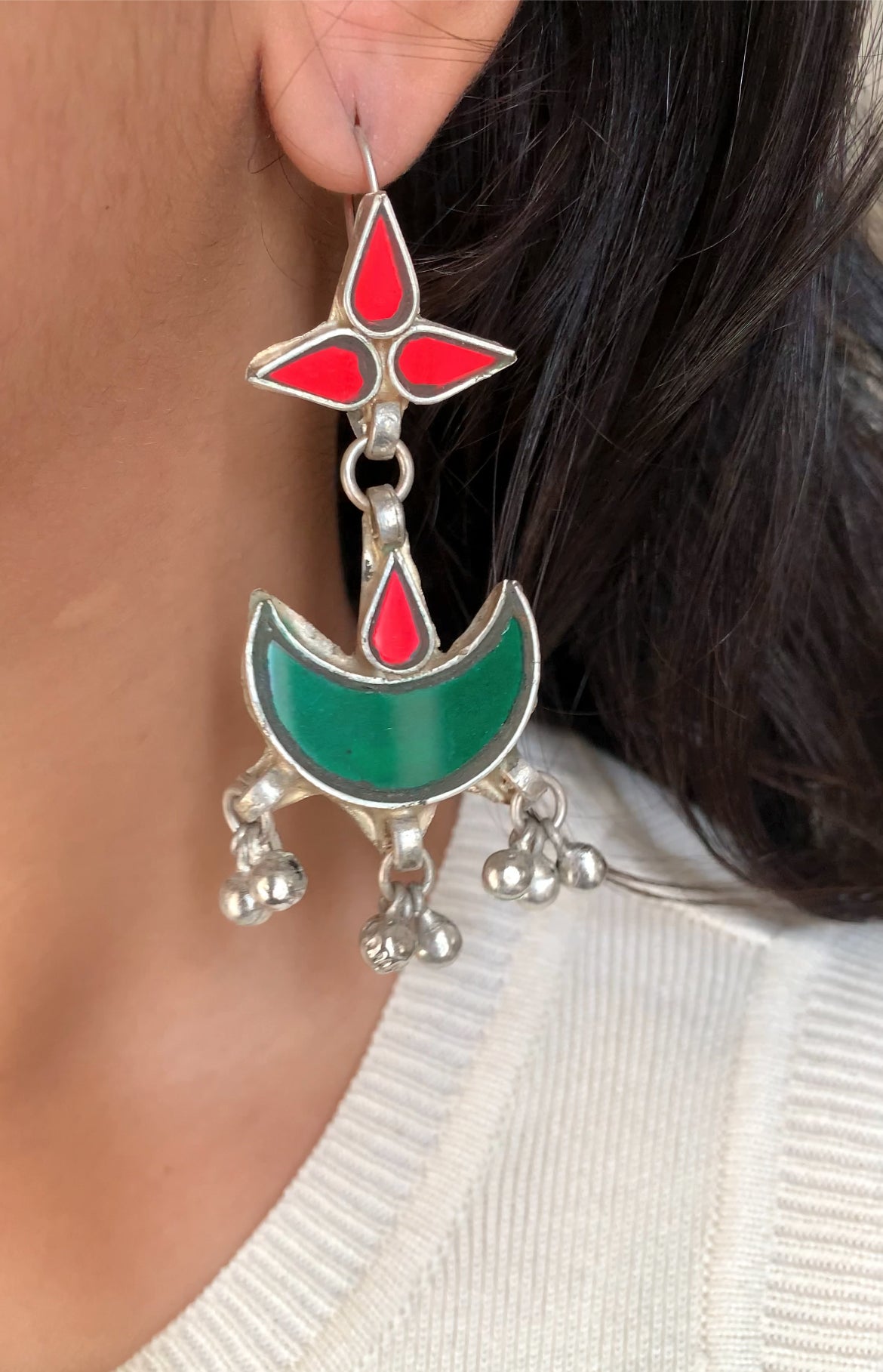 Varika glass earring