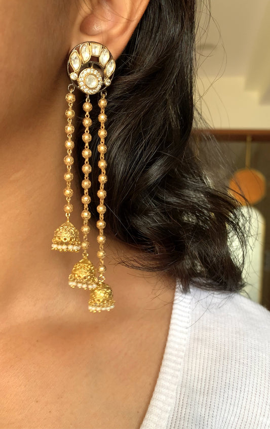 Adweta polki earrings
