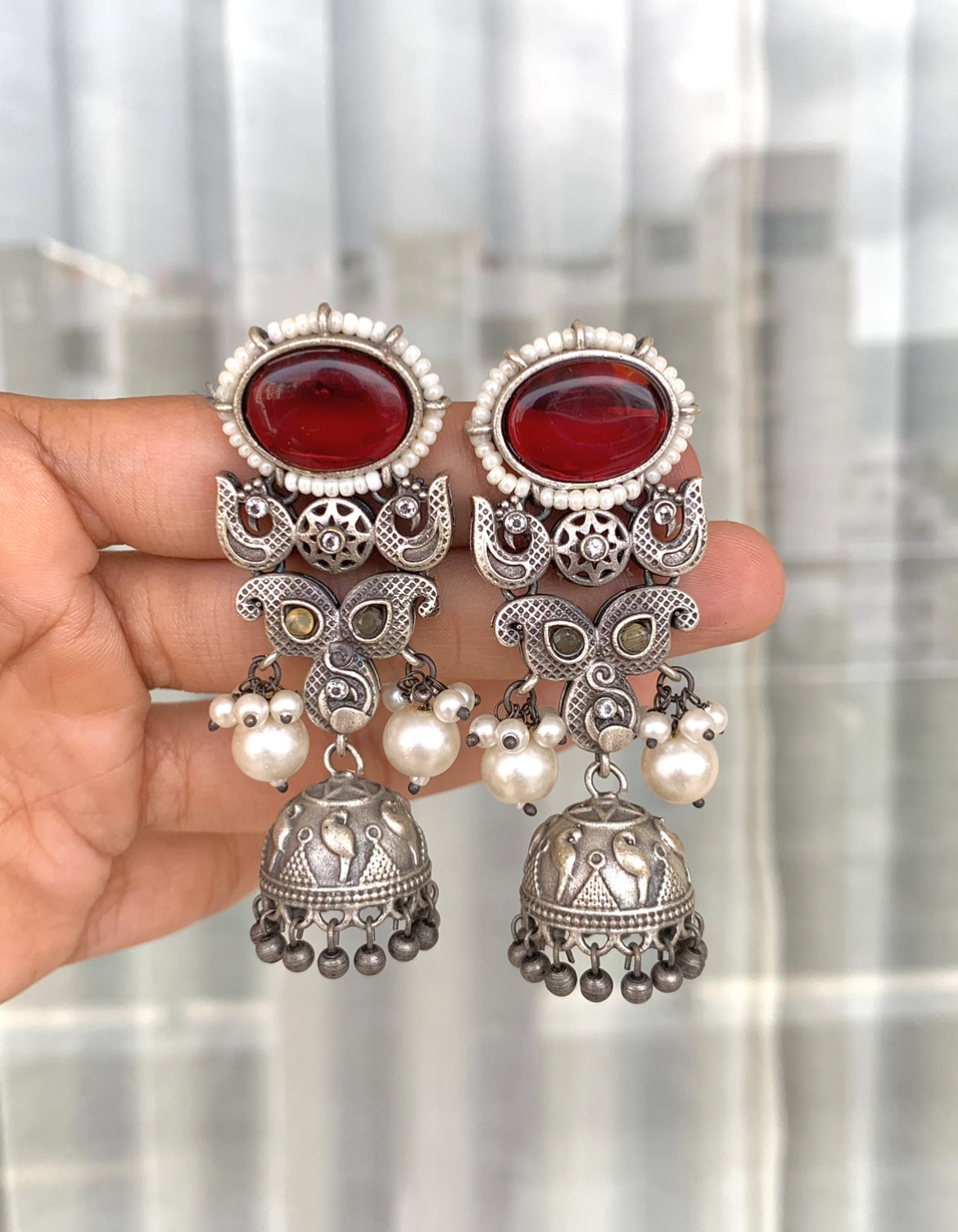 Mandolin earrings
