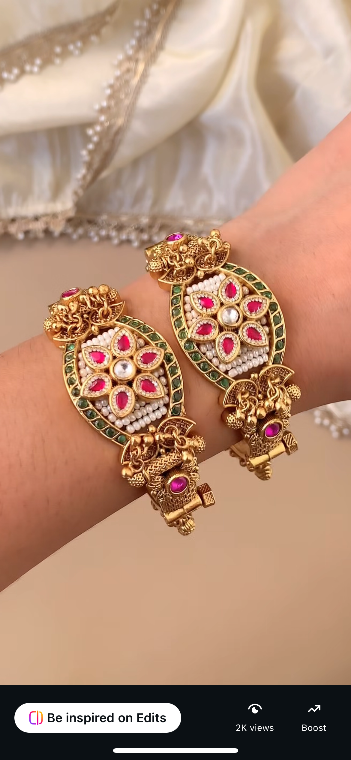 Heritage floral kadas