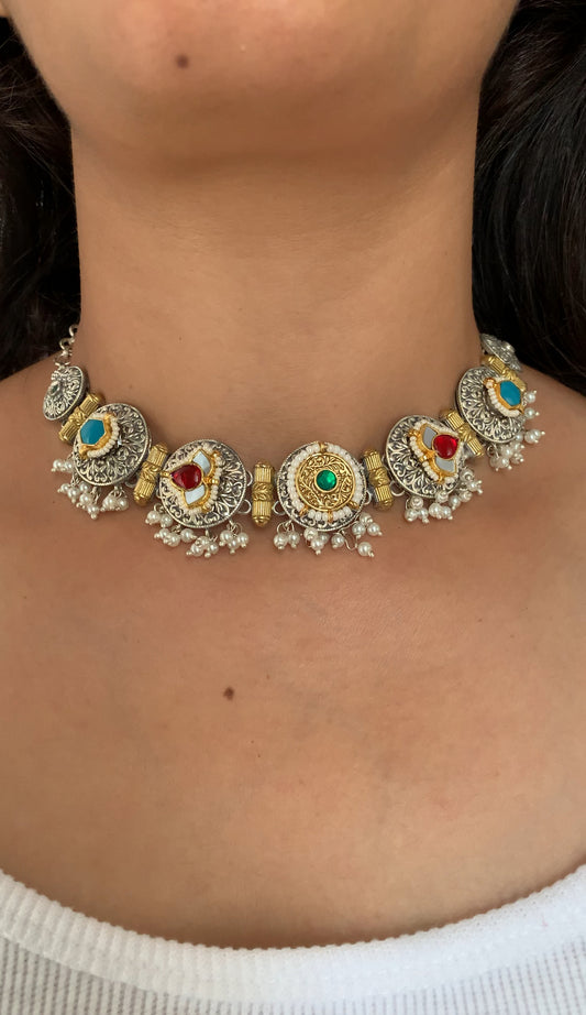 Ameesha kundan choker set