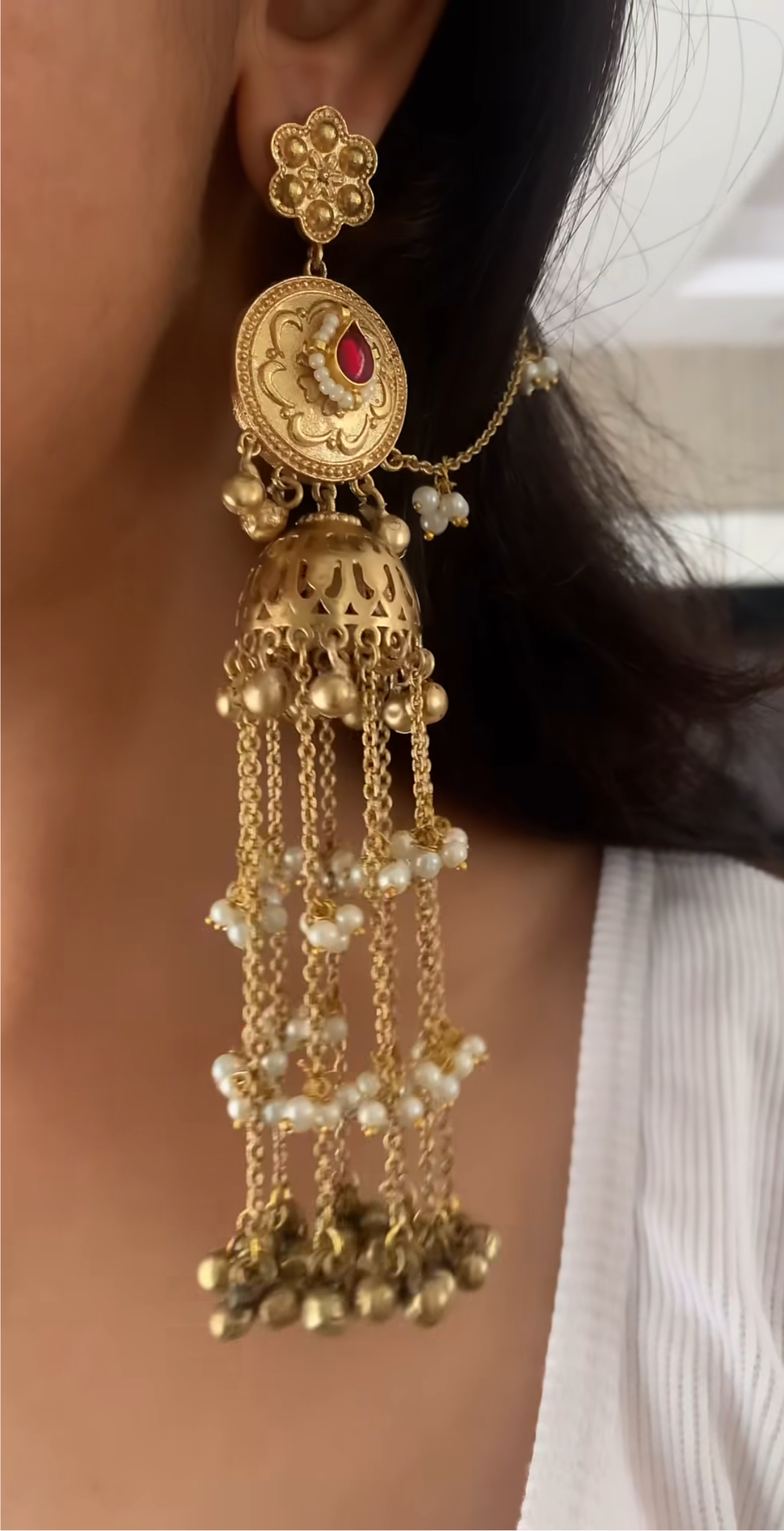 Vihu jhumka