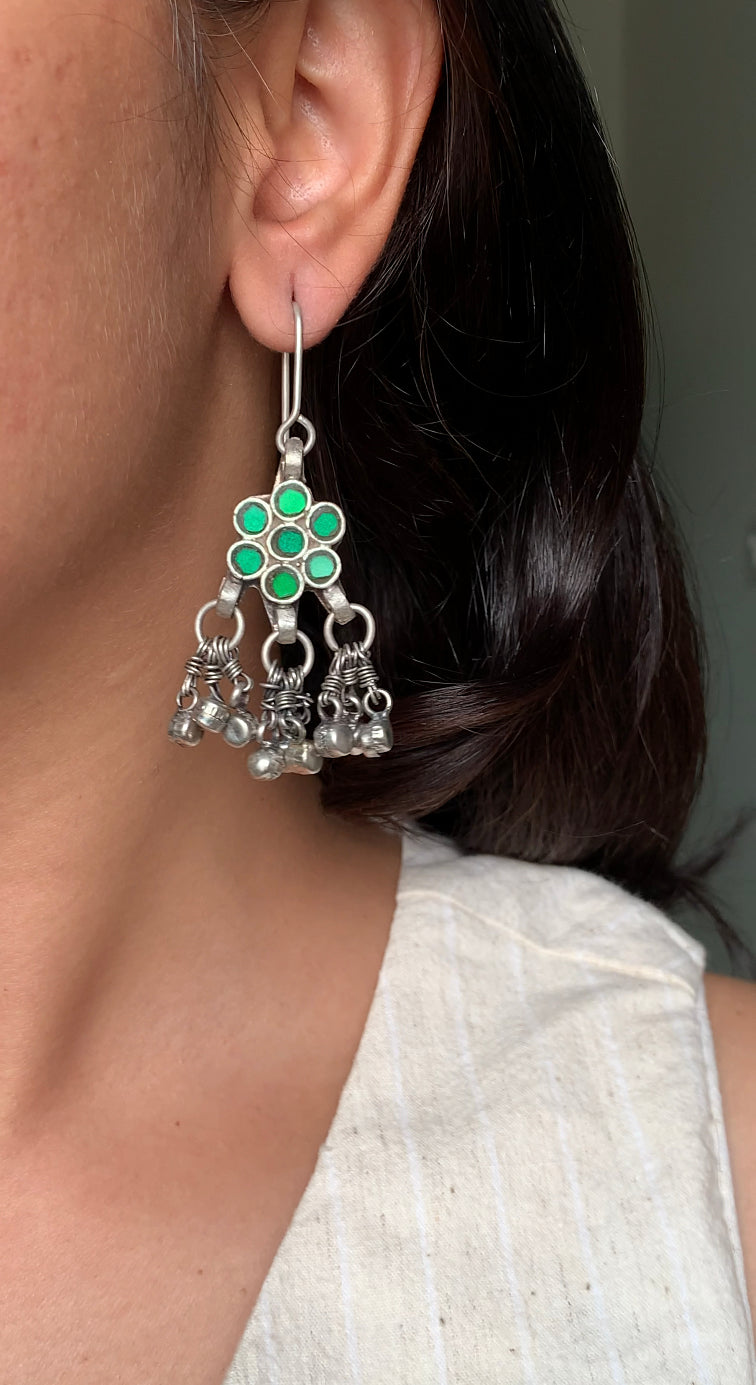 Tisha glass earrings