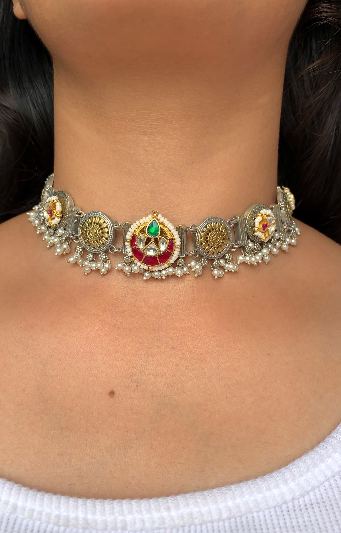 Ekta kundan choket set